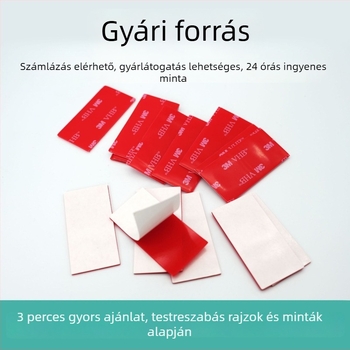 Személyre szabható VHB eltávolítható átlátszó kétoldalas ragasztó, magas hőállóságú film, akrilhabos kétoldalas ragasztó, nagy viszkozitással
