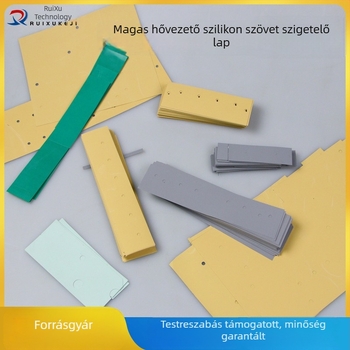 Egyedi magas hővezető képességű szilikon szövet, szigetelő szilikon lemez, tűzálló szilikon lemez, hőelvezető és szigetelő lemez, igény szerinti vágás