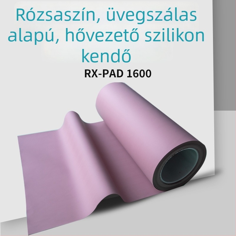 Rózsaszín hővezető szilikon lemez áramellátáshoz és izolációhoz, SP900S helyettesítésére