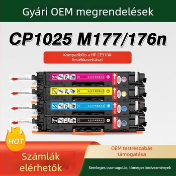 HP CP1025 kompatibilis tonerkazetta készlet: M176N, M177FW, M175A, M175NW, 275MFP, 310