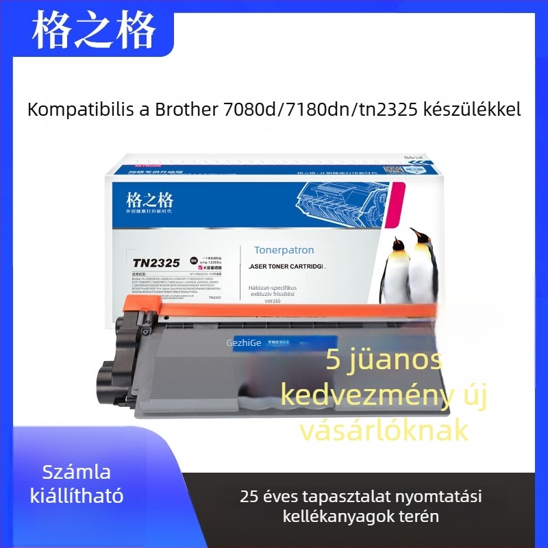 TN-2325 tonerkazetta Brother DCP-7080D, 7180DN, MFC-7380, 7480, 7880DN