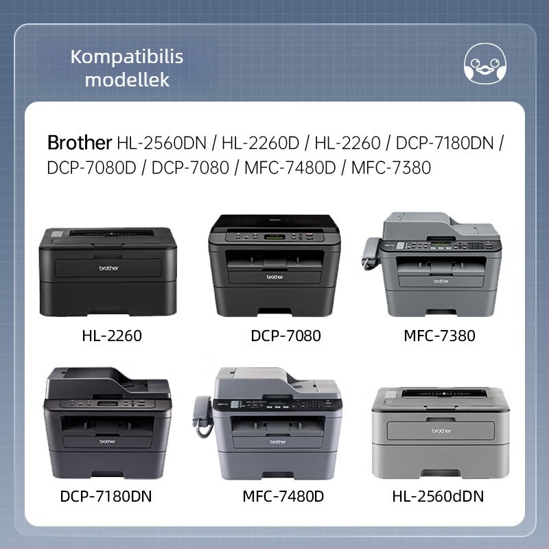 TN-2325 tonerkazetta Brother DCP-7080D, 7180DN, MFC-7380, 7480, 7880DN