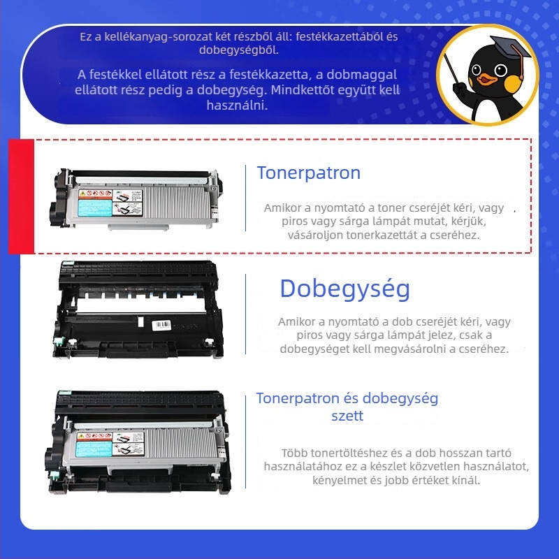 TN-2325 tonerkazetta Brother DCP-7080D, 7180DN, MFC-7380, 7480, 7880DN