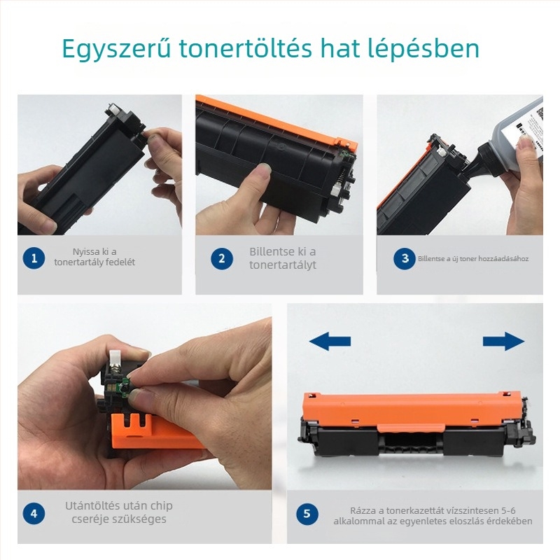 HP CF217A tonerkazetta és CF219A képmegjelenítő dob HP LaserJet Pro M130/M102 irodai és otthoni nyomtatókhoz