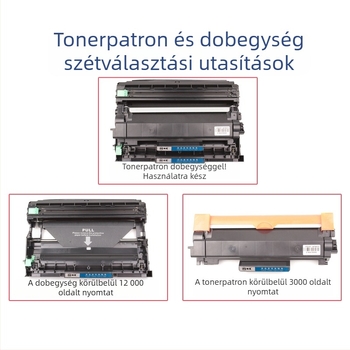 Brother TN2425/DR2450 dob egység és toner kazetta – kompatibil DCP-7190DW, DR2450, MFC-7895DW, DCP-7195DW