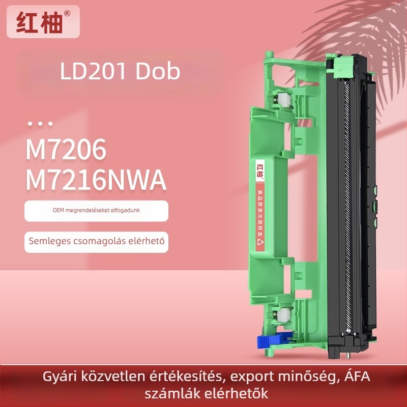 LD201 tonerkazetta és fotóhordó dob Lenovo M7206/M7216/M7256 lézernyomtatókhoz, nagy kapacitás