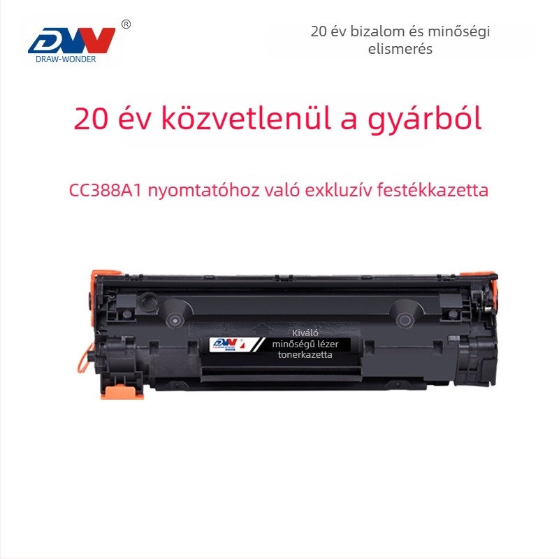 Dongwei CC388A tonerkazetta HP LaserJet P1007/P1008/M1136
