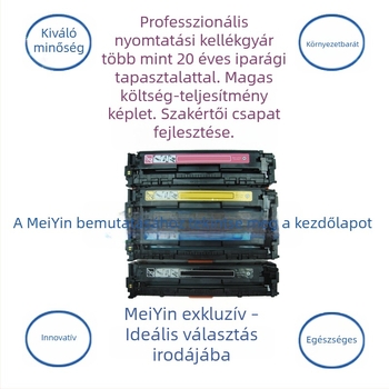Meiyin 125A tonerkazetta HP CP1215 CP1515 CP1518 CM1312 nyomtatókhoz