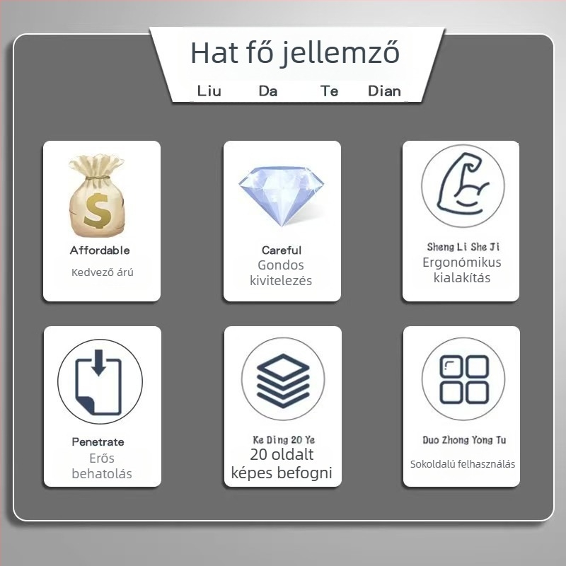 Yunfeng 9943 Kézi Tűzőgép Kímélő Csomagoláshoz, Modell YF10