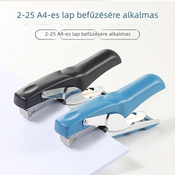 Multifunkcionális kézi tűző iroda, manuális, masszív, 1–20 oldalhoz, kompatibil 24/6 és 26/6 tűzőfejekkel