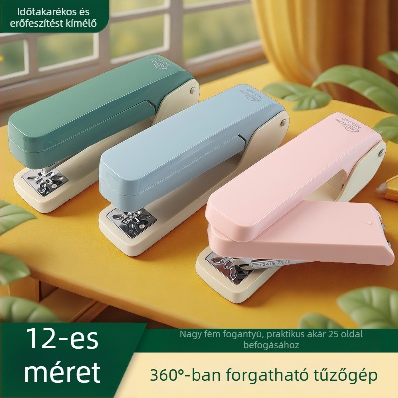 360°-ban forgó tűzőgép, közepes méretű irodai használatra, Morandi stílus, otthoni használatra, többfunkciós