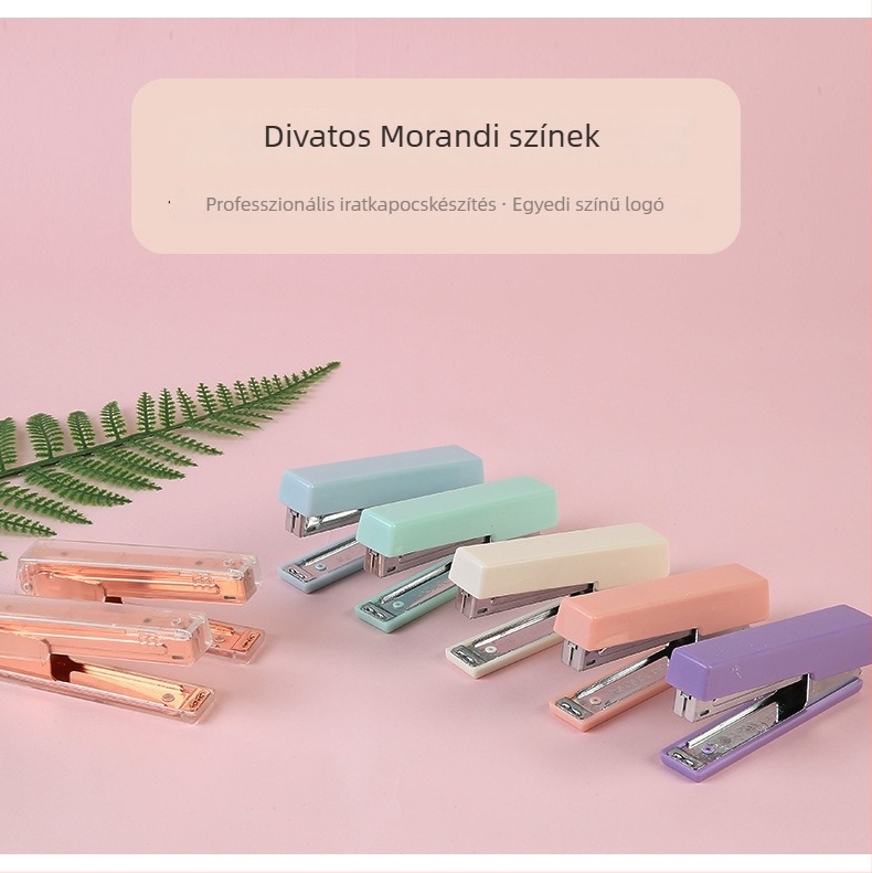 Jin Juren Nr. 10 Mini Tűzőgép, Pastell Macaron Színek, Könnyű és Kompakt