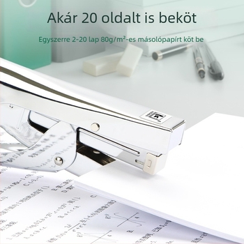 Kézi tűzőgép No. 12, 20 oldal kapacitás – irodai kellékek