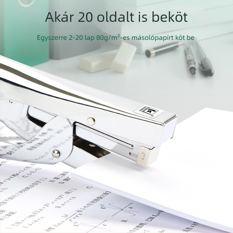 Kézi tűzőgép No. 12, 20 oldal kapacitás – irodai kellékek