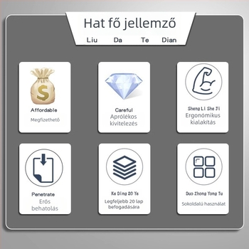 Yunfeng 9943 Kézi tűzőgép Nr. 10 a csomagoláshoz, csipesz-stílus
