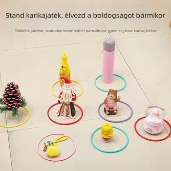Teleszkópos gyűrűfelvevő pálca üreges gyűrűhorgossal, éjszakai piacokra, bambusz gyűrű
