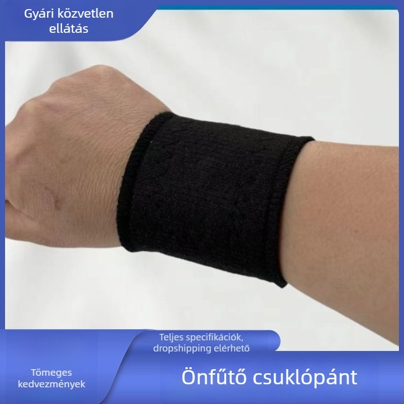 Önmelegedő, elasztikus csuklóvédő sporthoz
