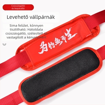 Univerzális vállszíj horgász dobozhoz, párnázott, szélesített vállpárnával és csattal