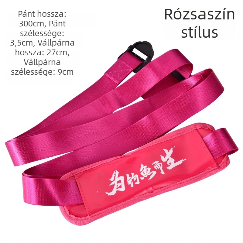 Univerzális vállszíj horgász dobozhoz, párnázott, szélesített vállpárnával és csattal