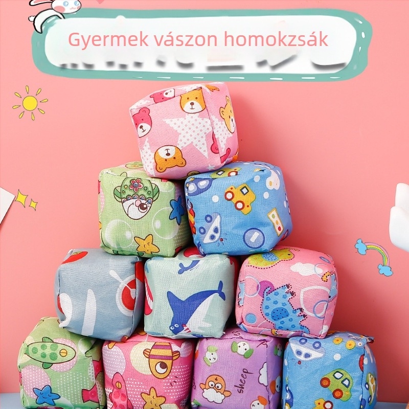 Kötéllel ellátott homokzsák felakasztáshoz és dobáshoz, kézzel készített, diákok testedzéséhez – nosztalgikus