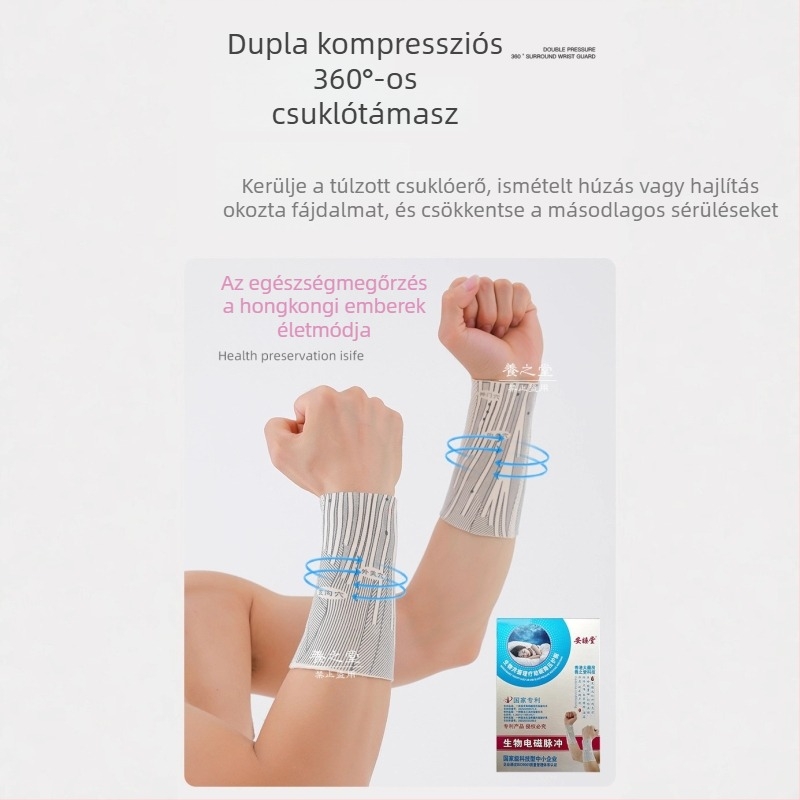 Távoli infravörös gyógyfüves mágneses terápia csuklópánt, önmelegedő, uniszex