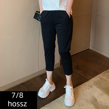 Nyári pluszméret női ruházat – Capris és 3/4 hosszúságú nadrágok, karcsúsító hatás, modell K6113, akár 150 kg-ig