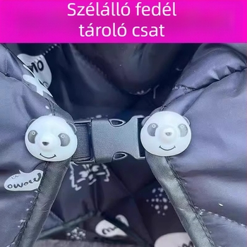 Univerzális karikatúra stílusú szélvédő csat elektromos járművekhez, levehető és állítható