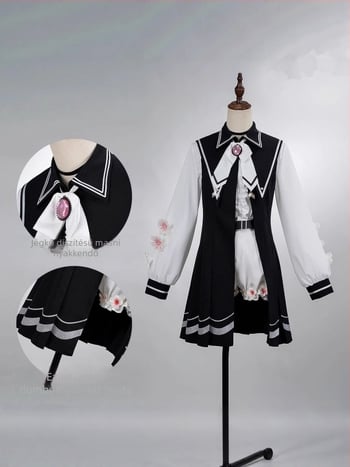 Varázslány Witch Trial cosplayruha – Emma Sakura Feather, Spandex anyag, játékhoz és anime szerepjátékhoz