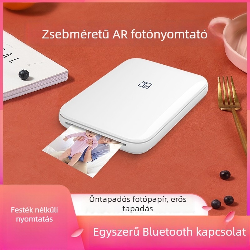 Hanyin MT53 3 hüvelykes Bluetooth-zsebnyomtató azonosító fényképekhez