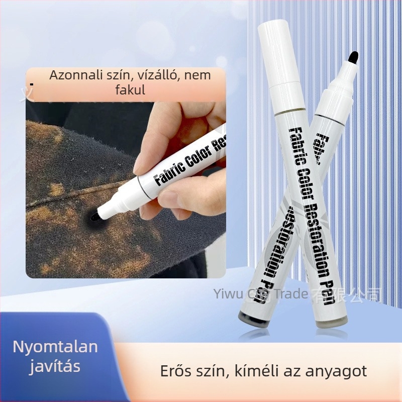 Gyerekeknek való textilnévjelző marker – vízálló, olajálló, mosás közben nem fakul; ideális iskolai egyenruhákhoz