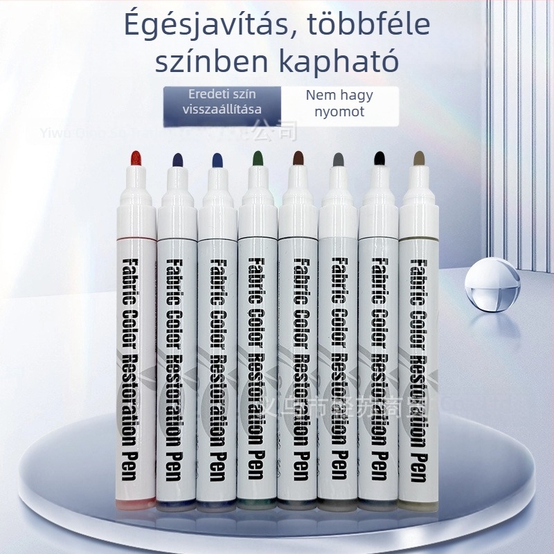 Gyerekeknek való textilnévjelző marker – vízálló, olajálló, mosás közben nem fakul; ideális iskolai egyenruhákhoz