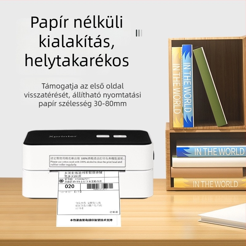 Xprinter XP-D10/D11 termikus nyomtató bizonylatokhoz és címkékhez, USB