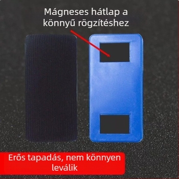 Kétszín mágneses fehér tábla és fekete tábla törlője, krétatörlő iskola és otthon számára, a táblához rögzíthető, száraz és nedves használatra