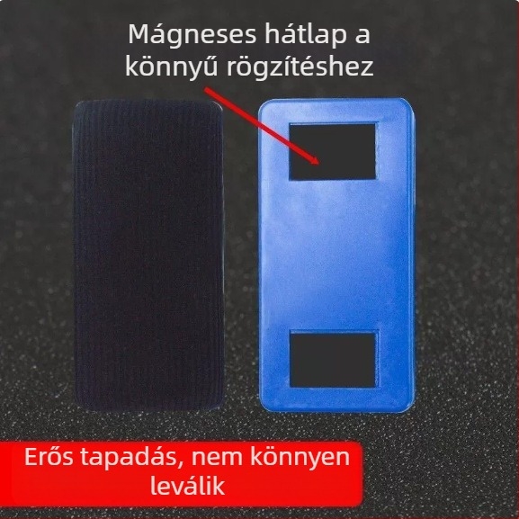 Kétszín mágneses fehér tábla és fekete tábla törlője, krétatörlő iskola és otthon számára, a táblához rögzíthető, száraz és nedves használatra