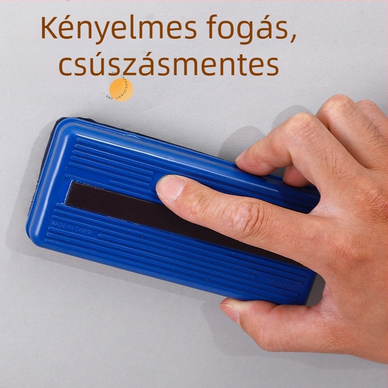 Személyre szabott mágneses fehér tábla radír, kettős funkciós velúrral
