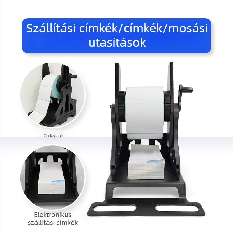 BSC-V5 Kézi tekercselő önálló címkékhez és vonalkódnyomtatóhoz, külső állvánnyal – mosó címkékhez