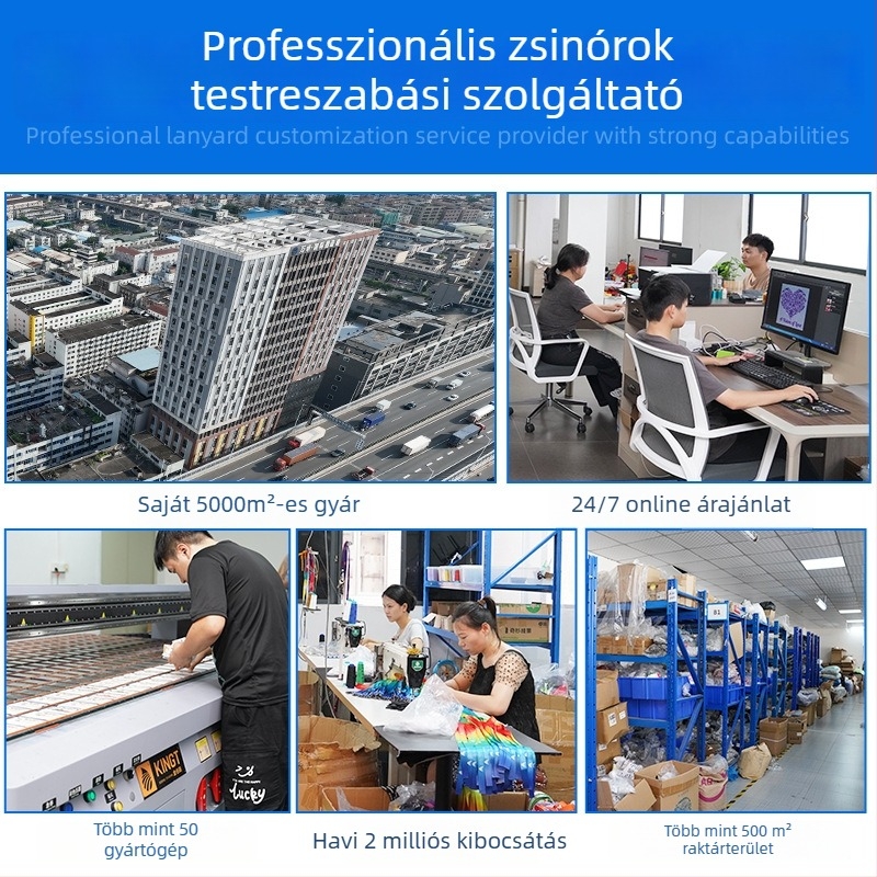 Személyazonosító és telefon nyakpánt logóval testreszabva, vállalati kiállításokra