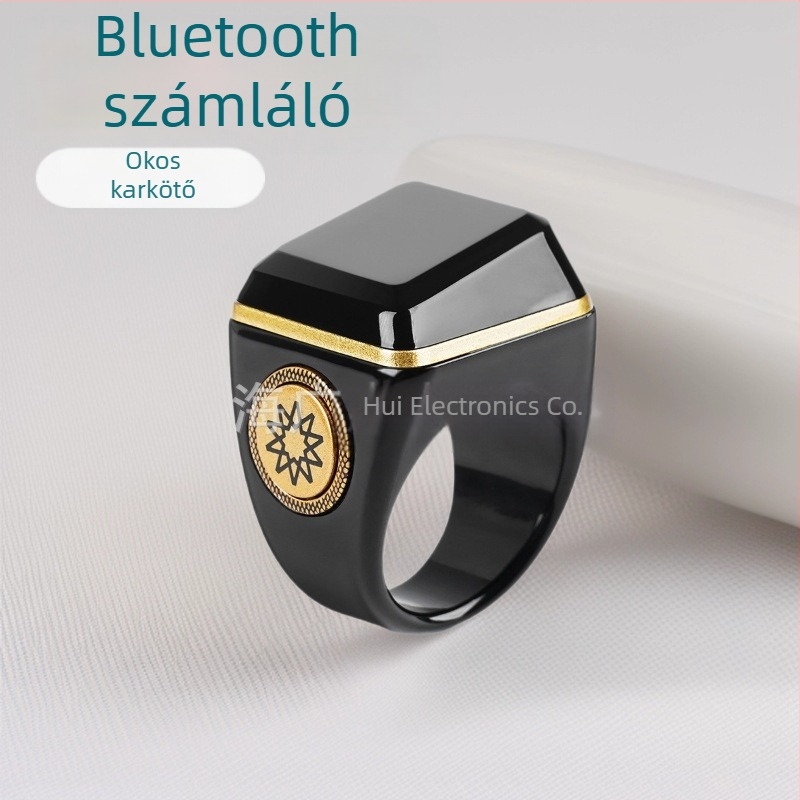 Intelligens Bluetooth számológyűrű OLED kijelzővel és alkalmazásértesítésekkel