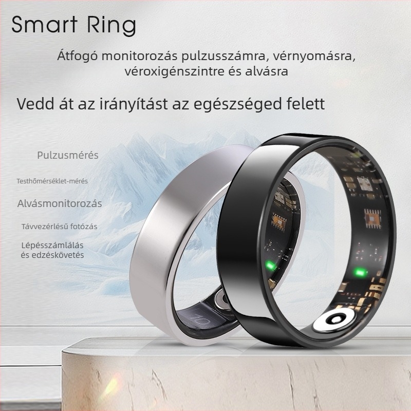 IF-R03 Bluetooth okos gyűrű a szívritmus, hangulat, vér oxigén-szint és alvás monitorozására