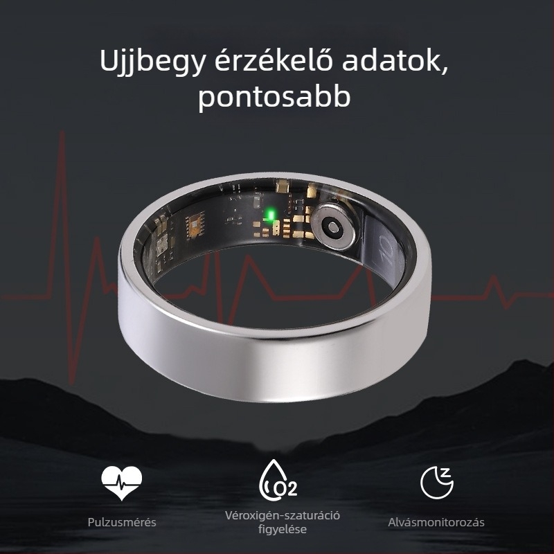 IF-R03 Bluetooth okos gyűrű a szívritmus, hangulat, vér oxigén-szint és alvás monitorozására