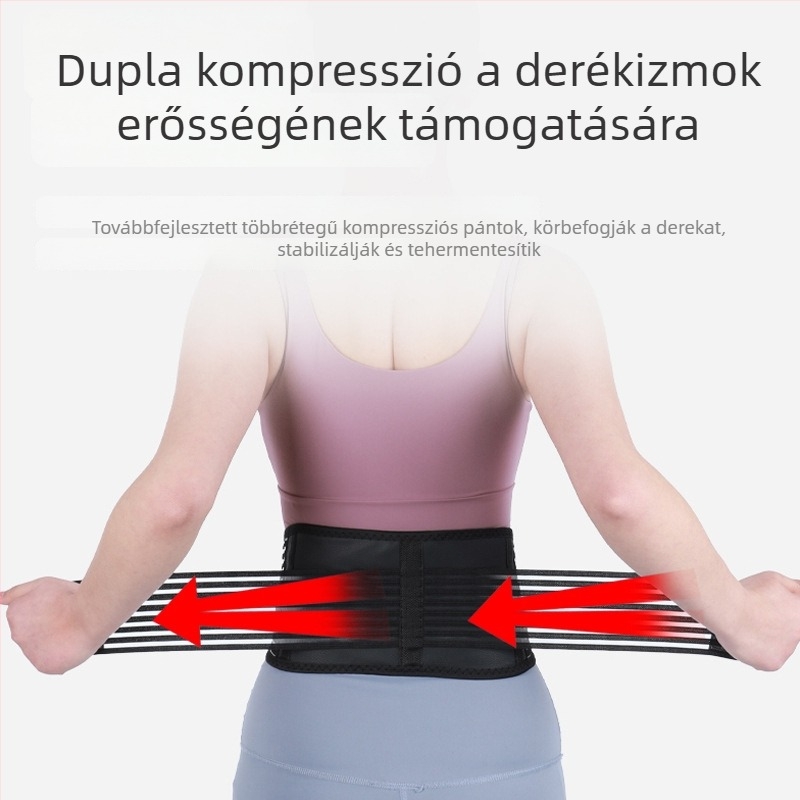 Otthoni használatra magnetikus fűtésű derékszíj hasi melegítéssel és deréktámasz