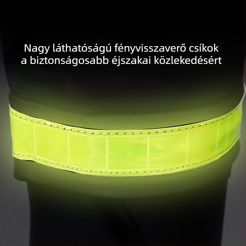Férfi térdig érő esőcsizma PVC-ből, csúszásmentes, kopásálló, vízálló, munkához és horgászathoz
