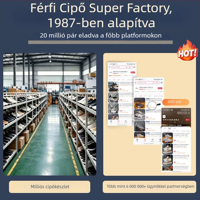 Férfi téli Velcro cipő, magas szárú, belső műszőrme bélés, fekete, vízálló, csúszásmentes, vastag talp