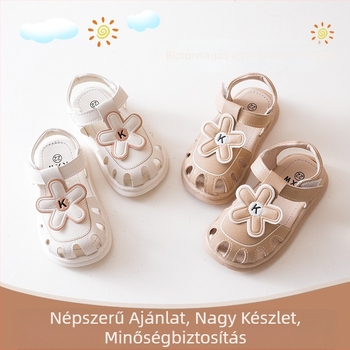 Nuo Tong Fang Lányoknak szánt nyári hercegnő szandálok, 1–3 évesek, puha talp, zárt orrú