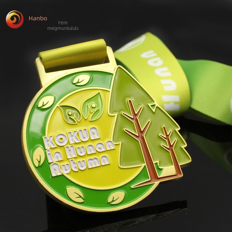 Személyre szabott zománcozott fémérme maraton- és sporteseményekhez