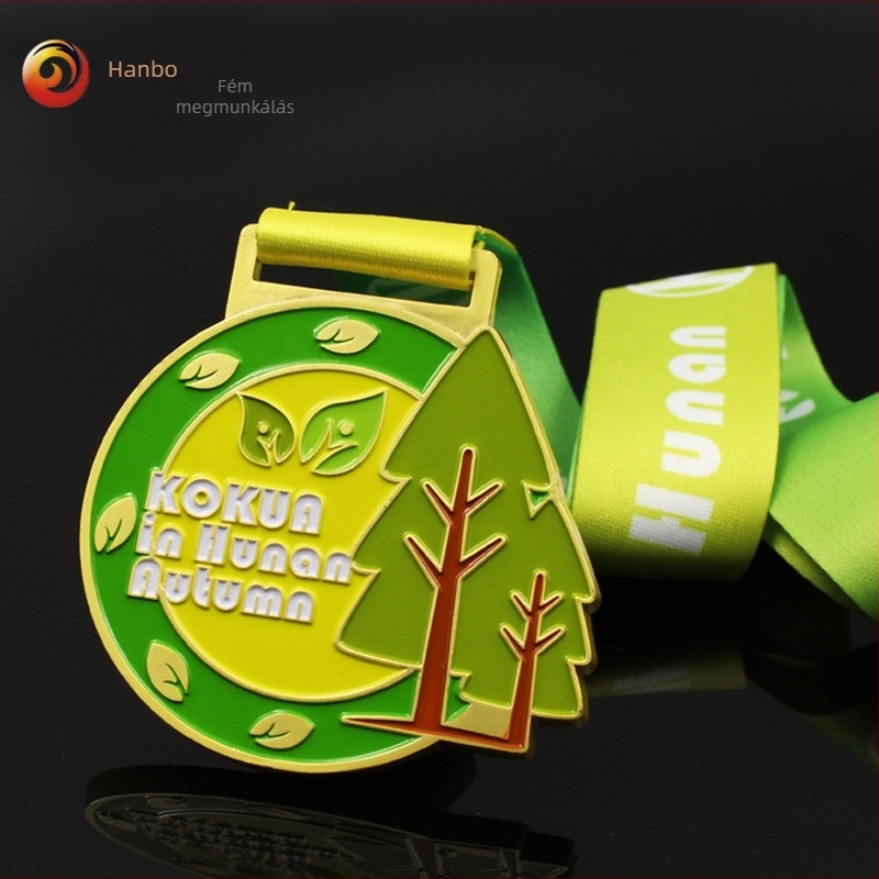 Személyre szabott zománcozott fémérme maraton- és sporteseményekhez
