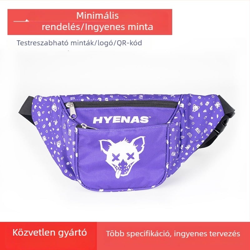 Vízálló, multifunkcionális futóövtáska férfiaknak és nőknek, kültéri futáshoz, telefonhoz, nylonból