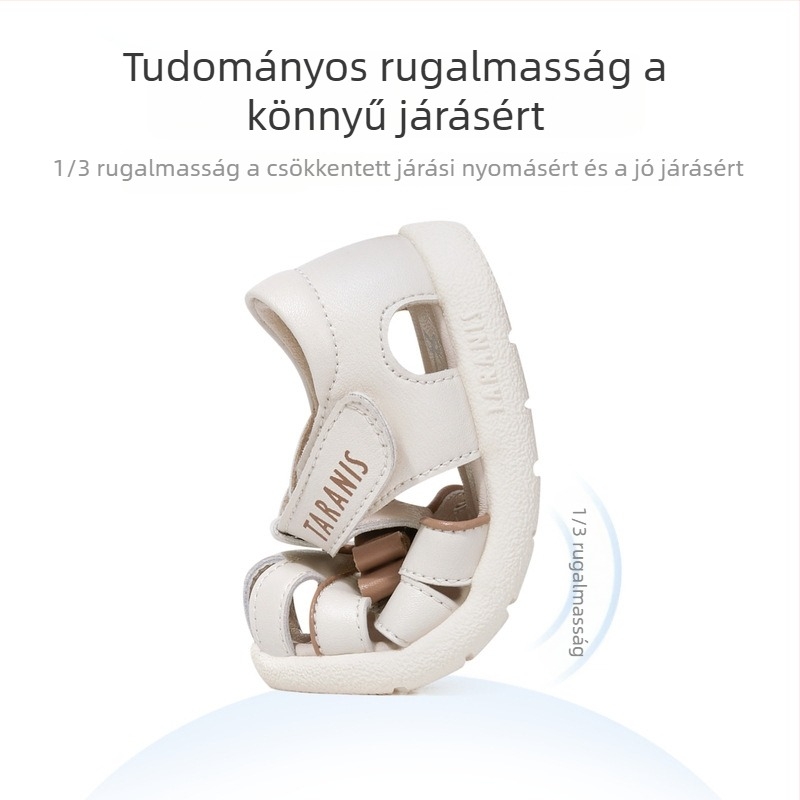 Terranis gyerekcipők lányoknak zárt orrú, csúszásmentes, hercegnő-stílusú szandálok, lélegző puha talppal