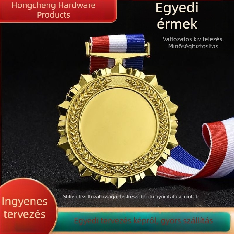 Testreszabható fémmedál: arany, ezüst és bronz a maratonokhoz és sporteseményekhez – gyártás és tervezés