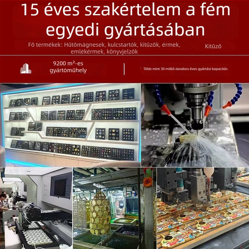 Réz alapú domborított érmek arany- és ezüstbevonattal, sporteseményekre, személyre szabott